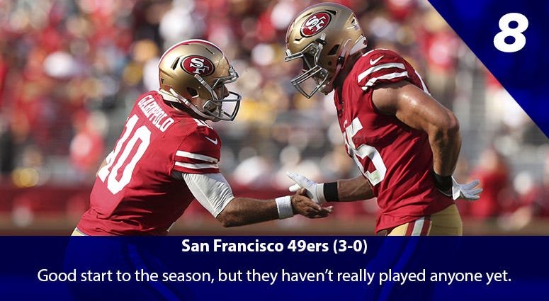 Jimmy Garoppolo, George Kittle