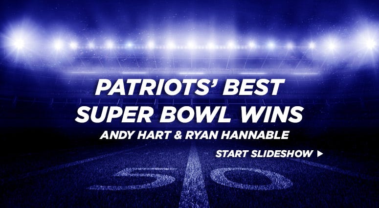 Patriots' best Super Bowl wins