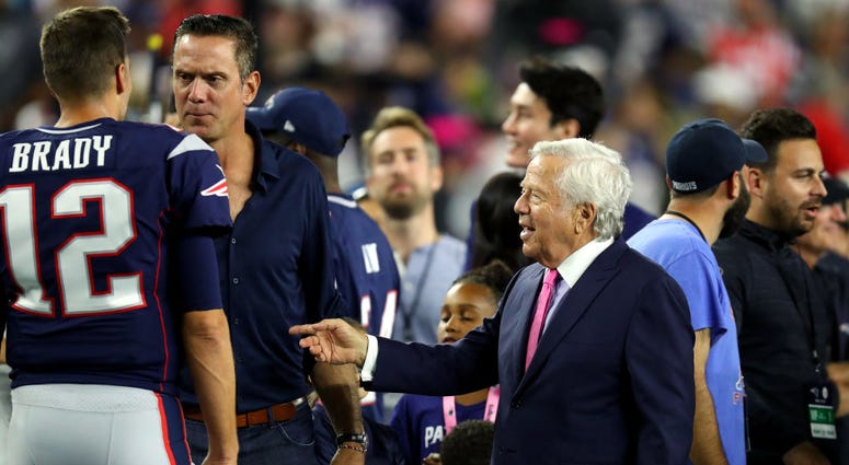 Tom Brady, Drew Bledsoe, Robert Kraft