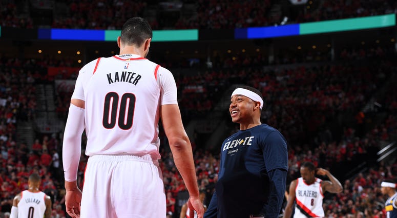 Enes Kanter and Isaiah Thomas