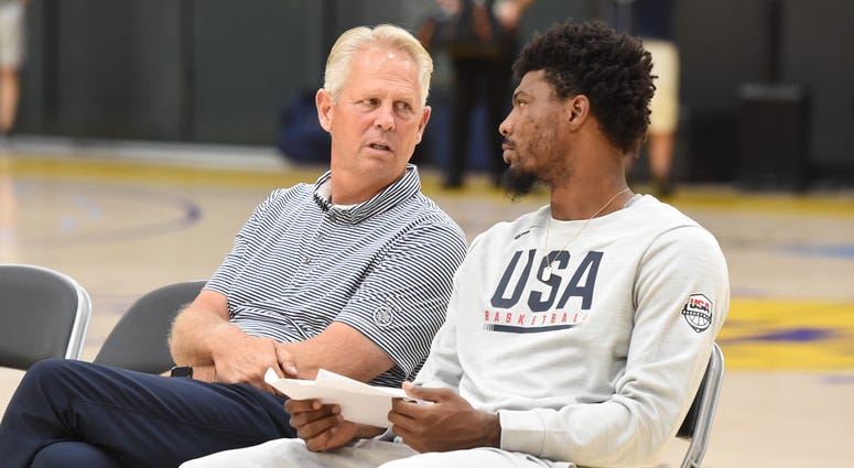 Danny Ainge and Marcus Smart
