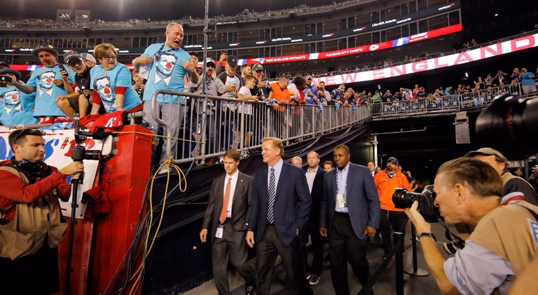 Roger Goodell couldn't have missed the clown shirts. (USA Today Sports)