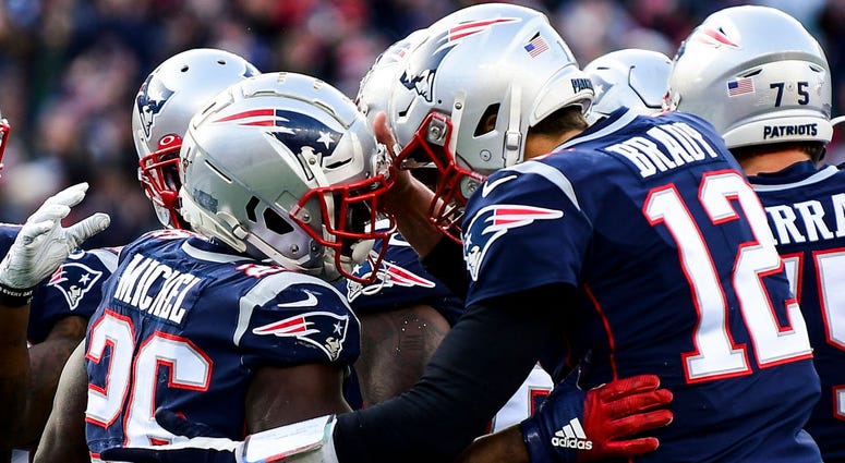 Sony Michel, Tom Brady