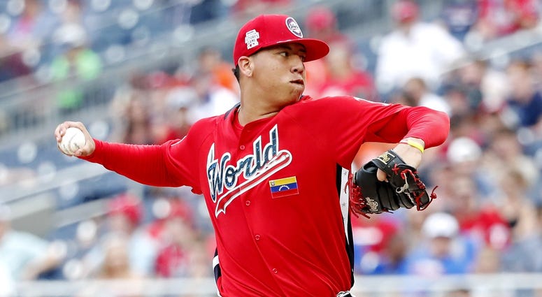 Red Sox pitching prospect Bryan Mata