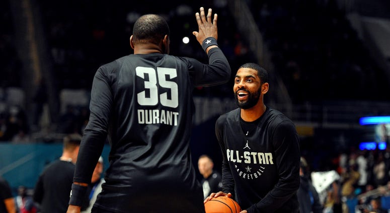 Kevin Durant and Kyrie Irving
