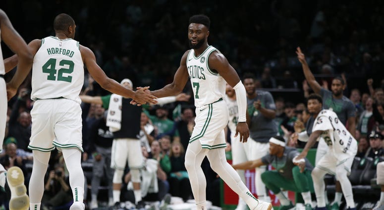 Celtics guard Jaylen Brown