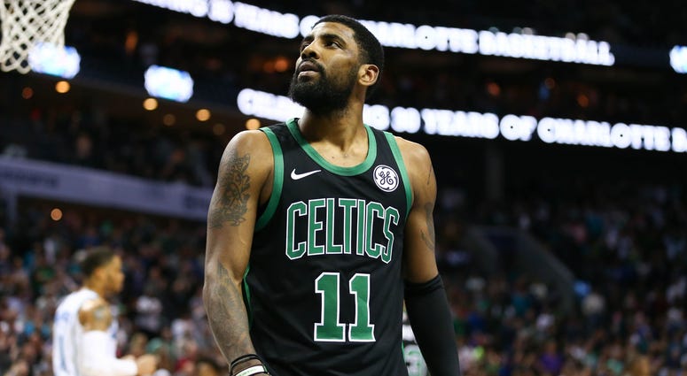 Celtics guard Kyrie Irving