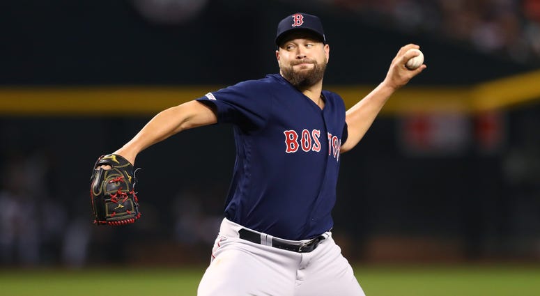 Boston Red Sox pitcher Brian Johnson