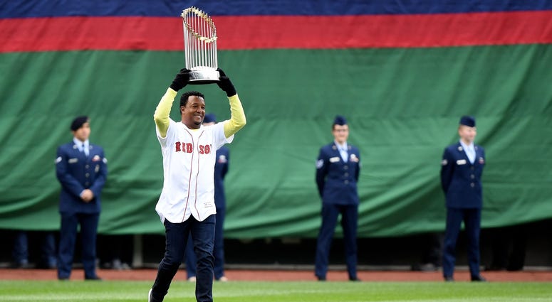 Baseball Hall of Famer and retired Red Sox pitcher Pedro Martinez