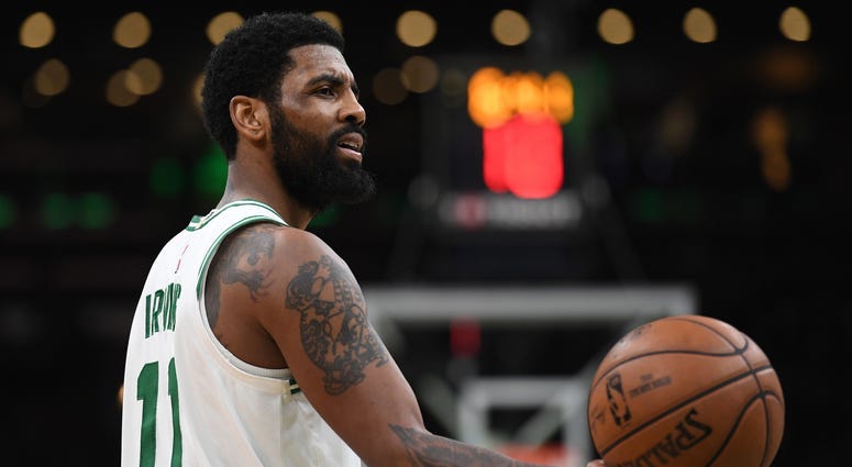 Boston Cetlics guard Kyrie Irving