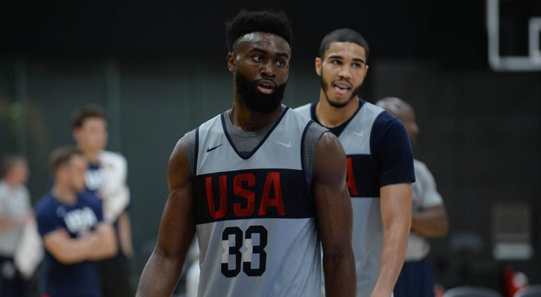 Jaylen Brown and Jayson Tatum