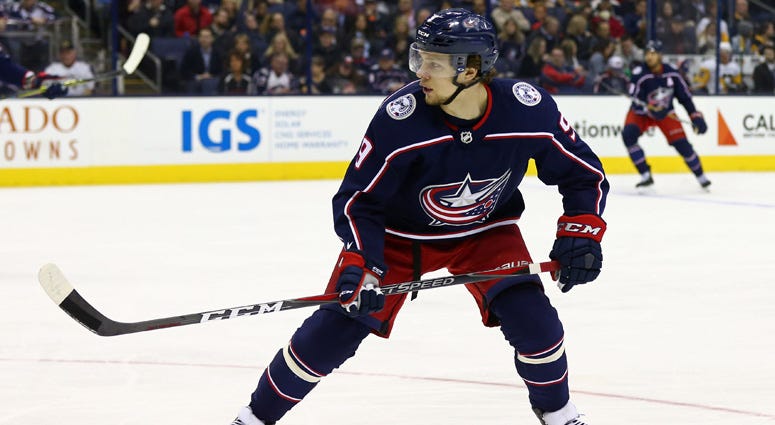 Columbus Blue Jackets left wing Artemi Panarin Columbus Blue Jackets left wing Artemi Panarin