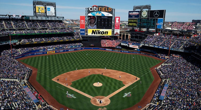 A general view of Citi Field on during the Mets' home opener on April 4, 2019. A general view of Citi Field on during the Mets' home opener on April 4, 2019.