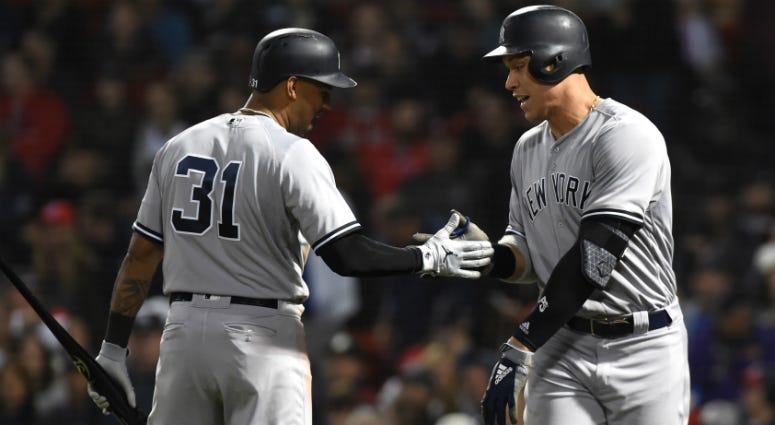 Aaron Hicks and Aaron Judge Aaron Hicks and Aaron Judge