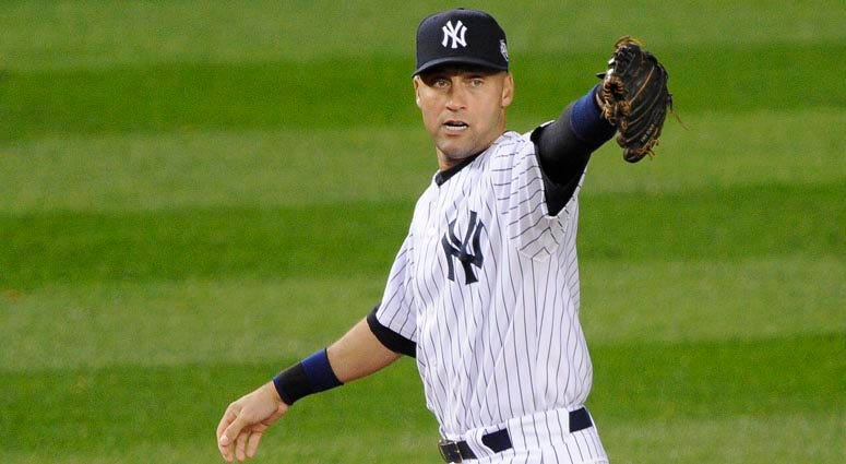 Yankees shortstop Derek Jeter during Game 1 of the 2009 World Series at Yankee Stadium. Yankees shortstop Derek Jeter during Game 1 of the 2009 World Series at Yankee Stadium.