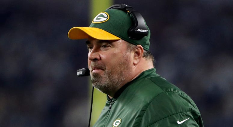 Packers coach Mike McCarthy during a game against the Dallas Cowboys on Jan. 15, 2017, in the NFC divisional playoff game at AT&T Stadium in Arlington, Texas. Packers coach Mike McCarthy during a game against the Dallas Cowboys on Jan. 15, 2017, in the NFC divisional playoff game at AT&T Stadium in Arlington, Texas.