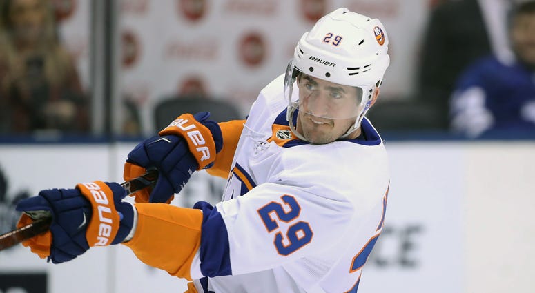 Islanders center Brock Nelson Islanders center Brock Nelson