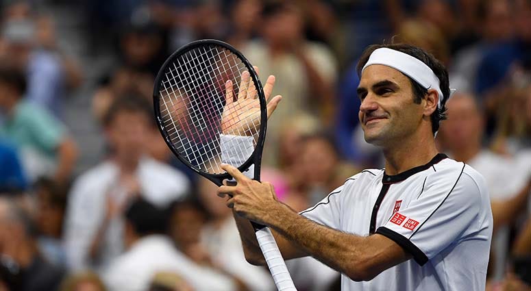 Roger Federer Roger Federer at the US Open
