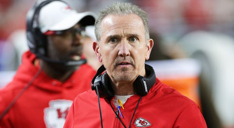 Chiefs defensive coordinator Steve Spagnuolo Chiefs defensive coordinator Steve Spagnuolo