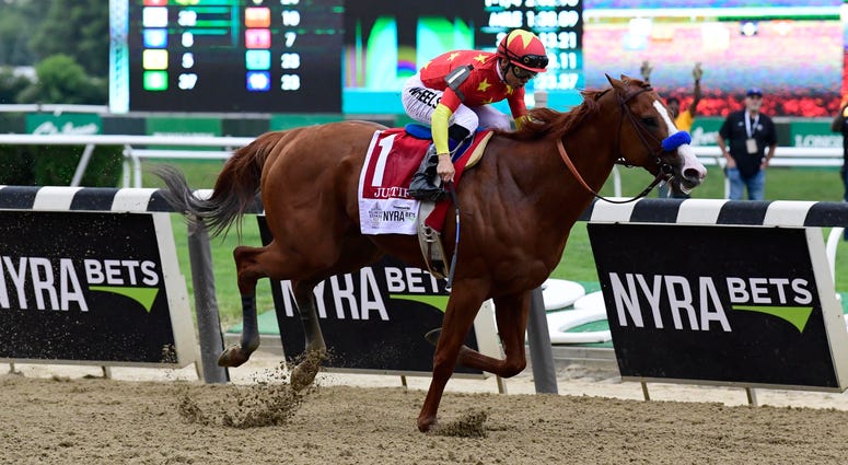 Justify wins Belmont Stakes Justify wins Belmont Stakes.