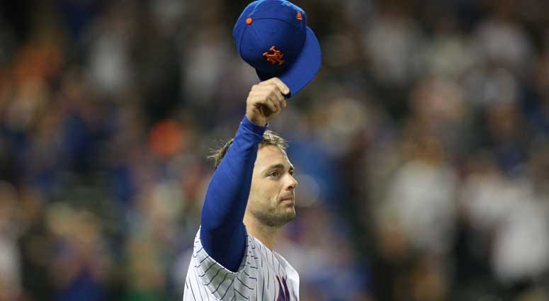 Mets third baseman David Wright tips his cap to the crowd after a game against the Miami Marlins on Sept. 29, 2018, at Citi Field. Mets third baseman David Wright tips his cap to the crowd after a game against the Miami Marlins on Sept. 29, 2018, at Citi Field.