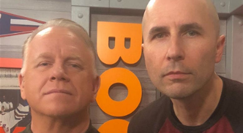 Boomer Esiason and Al Dukes Boomer Esiason and Al Dukes