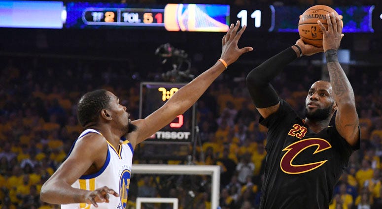 Kevin Durant and LeBron James Kevin Durant and LeBron James