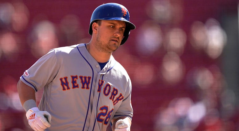 J.D. Davis of the Mets runs the bases after hitting a home run during a game against the Reds on Sept. 22, 2019, at Great American Ball Park in Cincinnati. J.D. Davis of the Mets runs the bases after hitting a home run during a game against the Reds on Sept. 22, 2019, at Great American Ball Park in Cincinnati.