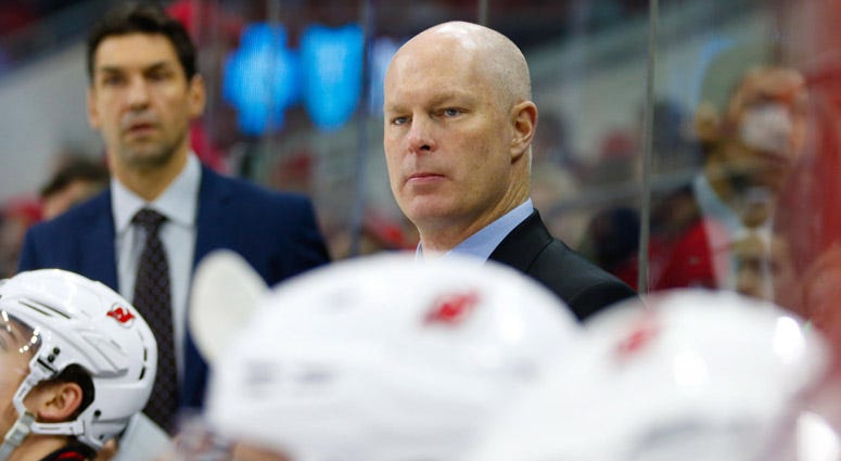 Devils coach John Hynes Devils coach John Hynes