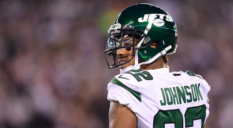The Jets' Trumaine Johnson reacts against the Dallas Cowboys at MetLife Stadium on Oct. 13, 2019. The Jets' Trumaine Johnson reacts against the Dallas Cowboys at MetLife Stadium on Oct. 13, 2019.