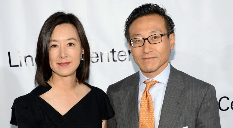 Joseph Tsai with his wife, Clara Wu Tsai Joseph Tsai with his wife, Clara Wu Tsai