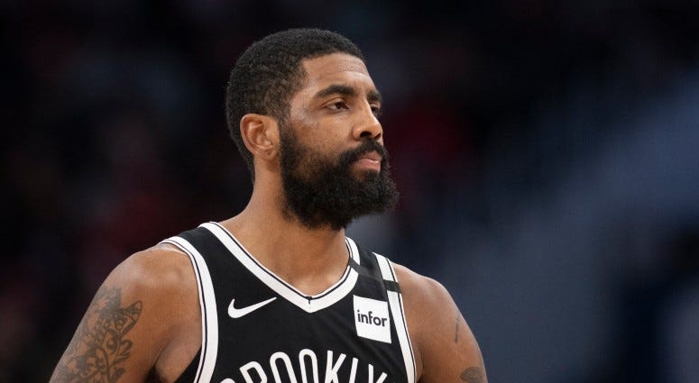 Brooklyn Nets guard Kyrie Irving (11) during the second half against the Washington Wizards on Feb 1, 2020 at Capital One Arena. Brooklyn Nets guard Kyrie Irving (11) during the second half against the Washington Wizards on Feb 1, 2020 at Capital One Arena.