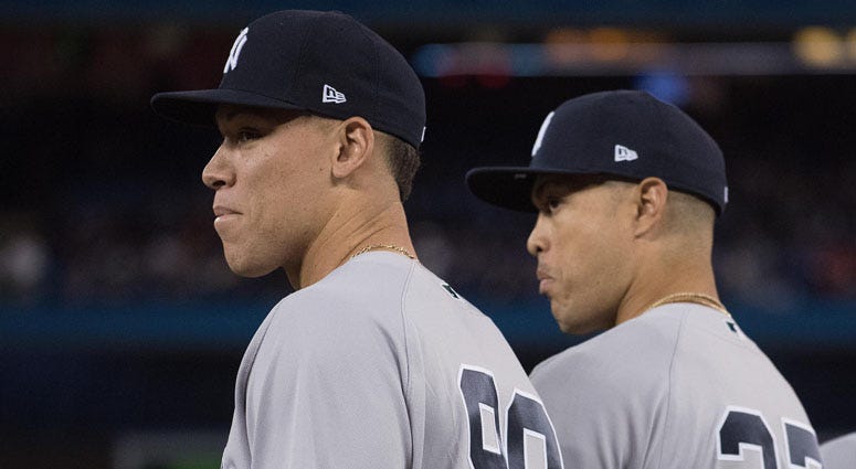 Giancarlo Stanton and Aaron Judge Giancarlo Stanton and Aaron Judge