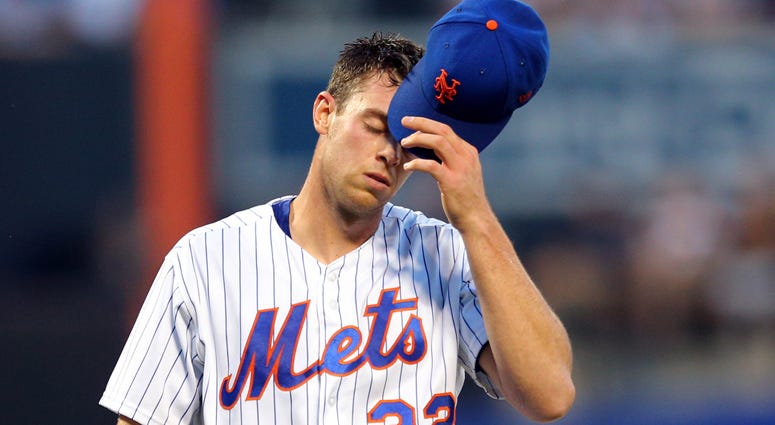 Mets pitcher Steven Matz reacts after allowing three runs to the Yankees during the first inning Aug. 17, 2018, at Citi Field. Mets pitcher Steven Matz reacts after allowing three runs to the Yankees during the first inning Aug. 17, 2018, at Citi Field.