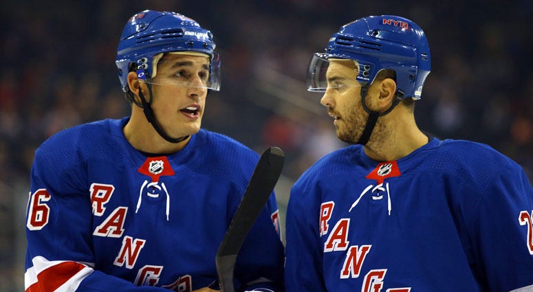 Kevin Shattenkirk and Brady Skjei Kevin Shattenkirk and Brady Skjei