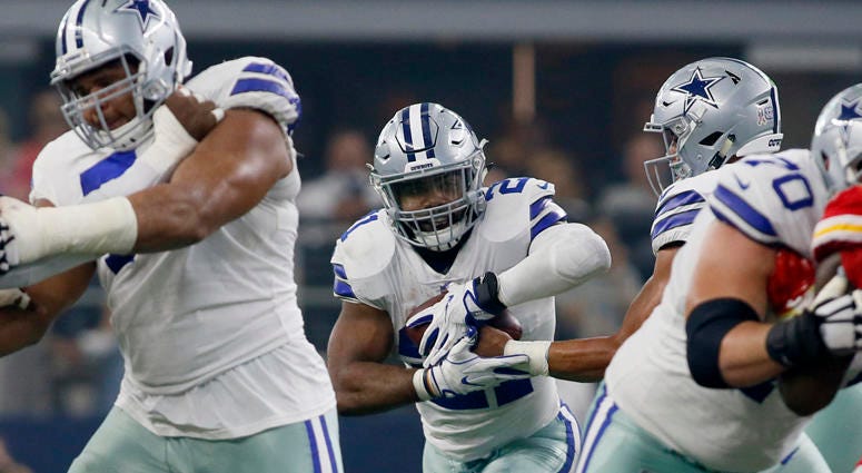 Cowboys running back Ezekiel Elliott Cowboys running back Ezekiel Elliott