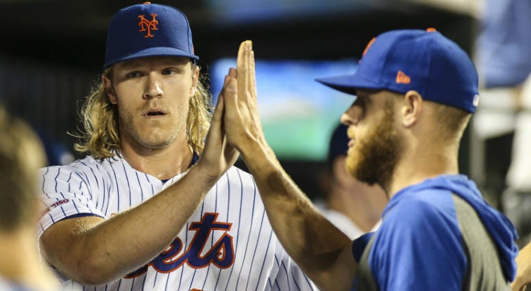 Noah Syndergaard and Zack Wheeler Noah Syndergaard and Zack Wheeler