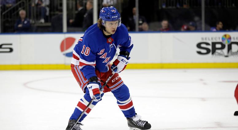 Rangers left wing Artemi Panarin in action against the Winnipeg Jets Oct 3, 2019; New York, NY Rangers left wing Artemi Panarin in action against the Winnipeg Jets Oct 3, 2019; New York, NY