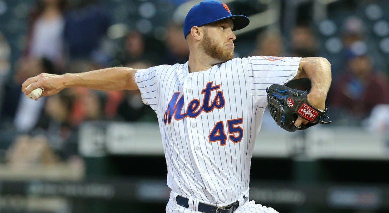 Zack Wheeler pitches against the Pittsburgh Pirates during the first inning at Citi Field. Zack Wheeler pitches against the Pittsburgh Pirates during the first inning at Citi Field.