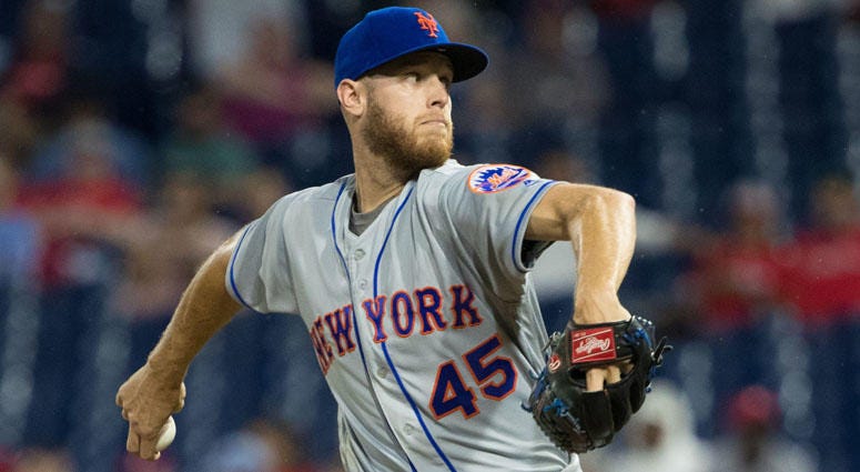 Mets pitcher Zack Wheeler pitches during the first inning against the Phillies on Sept. 17, 2018, at Citizens Bank Park in Philadelphia. Mets pitcher Zack Wheeler pitches during the first inning against the Phillies on Sept. 17, 2018, at Citizens Bank Park in Philadelphia.