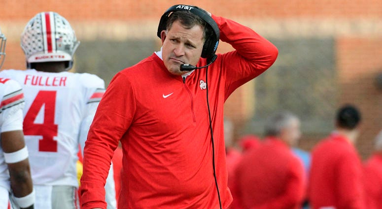 Greg Schiano with Ohio State in 2018 Greg Schiano with Ohio State in 2018