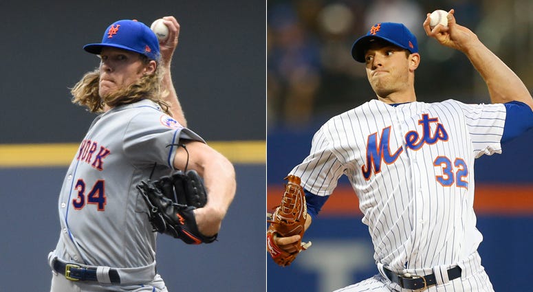 Mets pitchers Noah Syndergaard and Steven Matz Mets pitchers Noah Syndergaard and Steven Matz