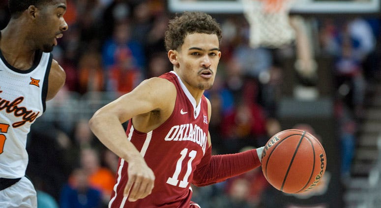 Oklahoma point guard Trae Young Oklahoma point guard Trae Young