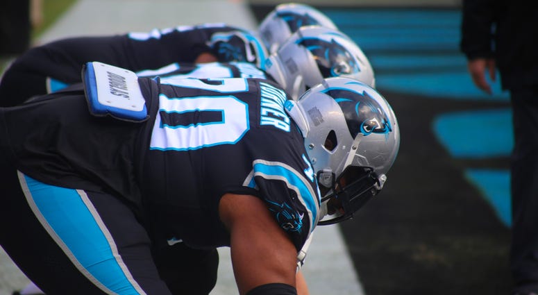 Panthers offensive line