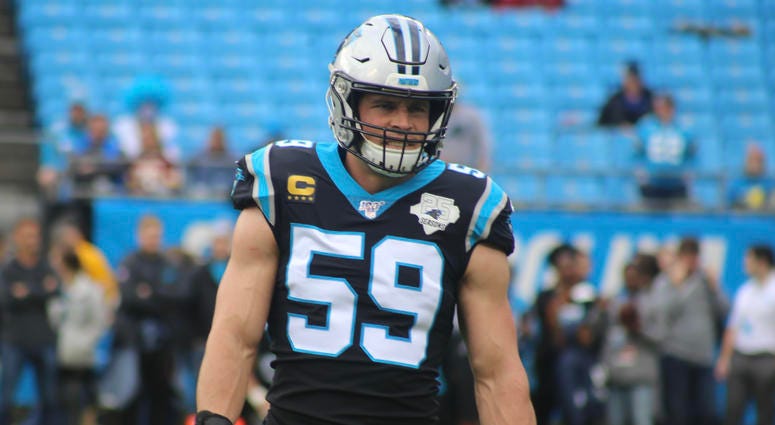Linebacker Luke Kuechly