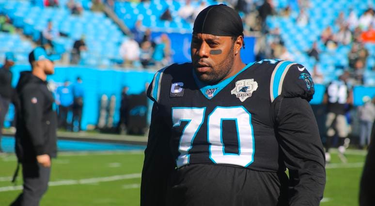 Panthers right guard Trai Turner
