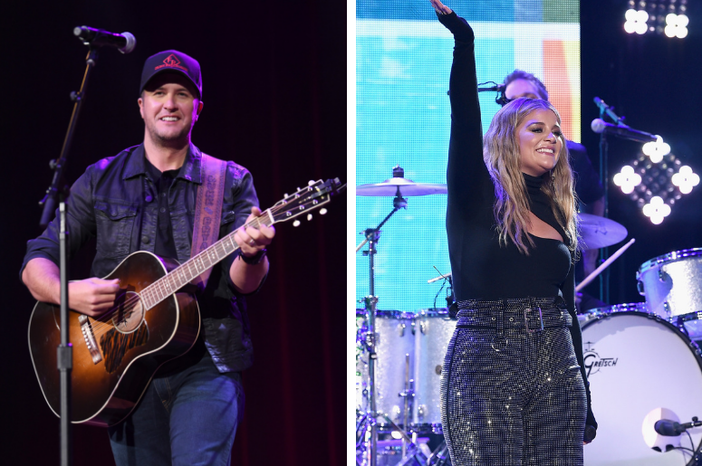 Luke Bryan and Lauren Alaina Luke Bryan and Lauren Alaina