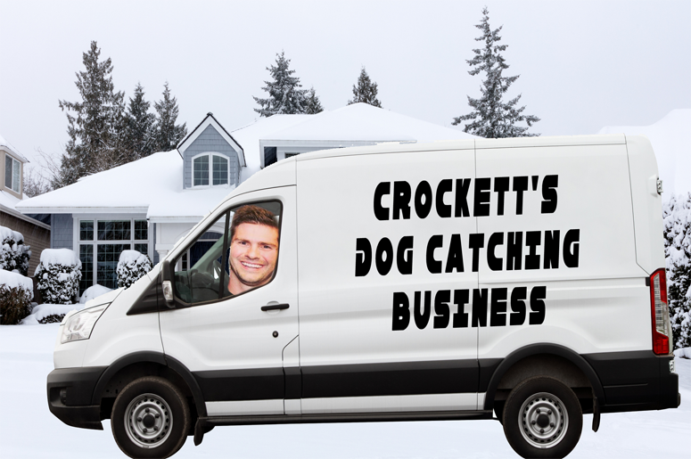 Crockett rescues stray dogs now!