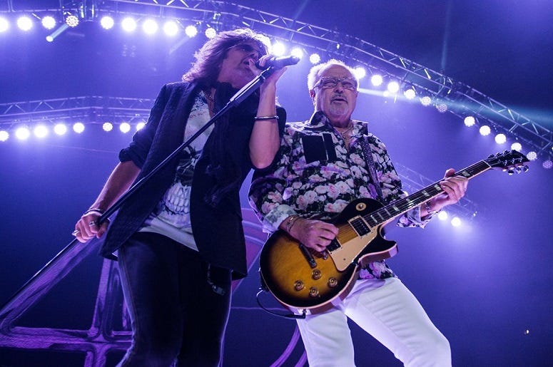 Kelly Hansen and Mick Jones of Foreigner