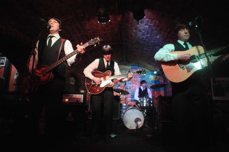 Beatles Tribute Band Playing Music